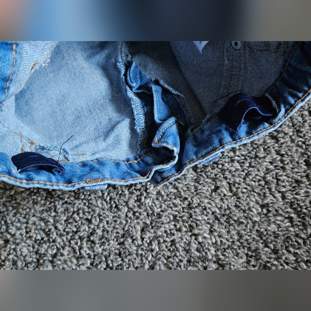 2 Cat & Jack Jean Laced Toddler Shorts - Picture 6 of 10